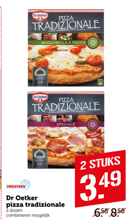 Dr Oetker   diepvriespizza folder aanbieding bij  Coop - details