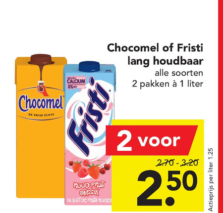 Chocomel   drinkyoghurt, chocolademelk folder aanbieding bij  Deen - details