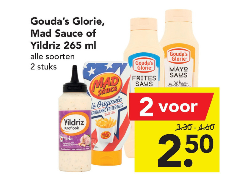 Yildriz   snacksaus, fritessaus folder aanbieding bij  Deen - details