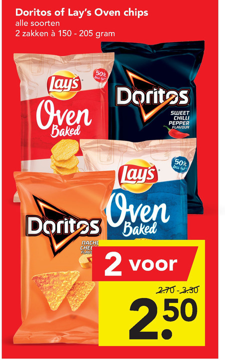 Lays   chips folder aanbieding bij  Deen - details