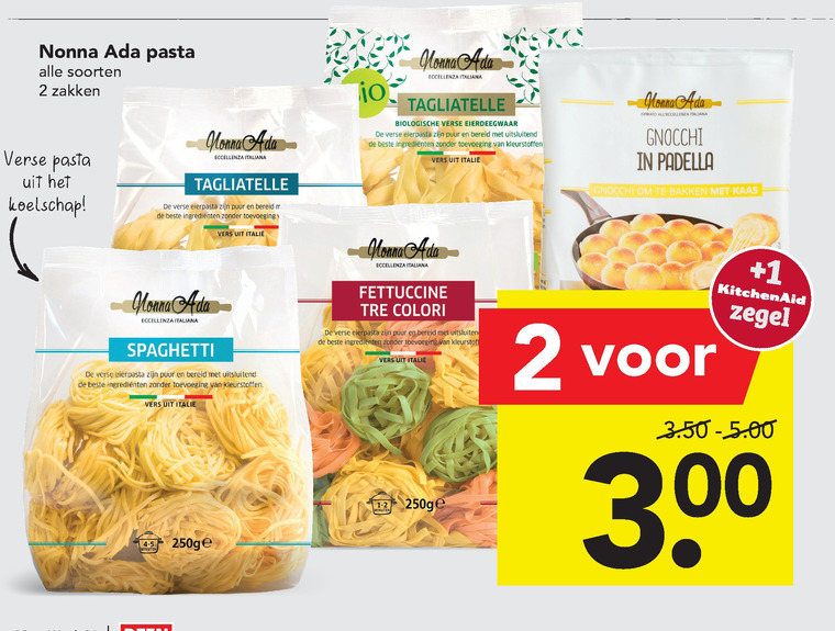 Nonna Ada   pasta folder aanbieding bij  Deen - details