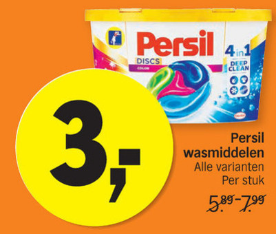 Persil   wasmiddel folder aanbieding bij  Albert Heijn - details