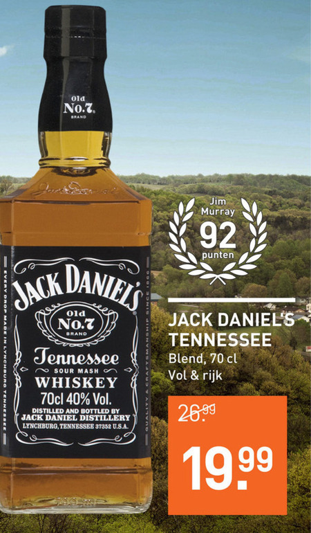 Jack Daniels   whisky folder aanbieding bij  Gall & Gall - details