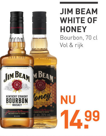 Jim Beam   bourbon folder aanbieding bij  Gall & Gall - details