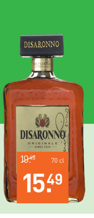 Disaronno   amaretto folder aanbieding bij  Gall & Gall - details