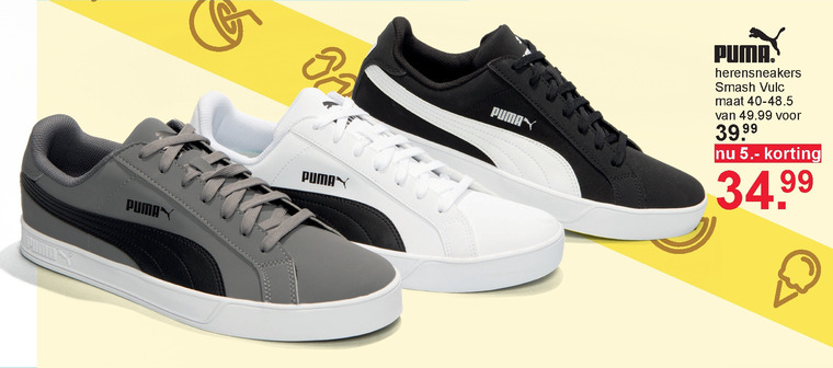 puma smash vulc heren sneakers