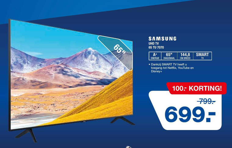 Samsung   4k ultrahd televisies folder aanbieding bij  Electroworld - details