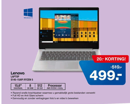 Lenovo   notebook folder aanbieding bij  Electroworld - details