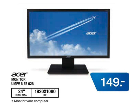 Acer   monitor folder aanbieding bij  Electroworld - details