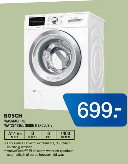 Bosch   wasmachine folder aanbieding bij  Electroworld - details