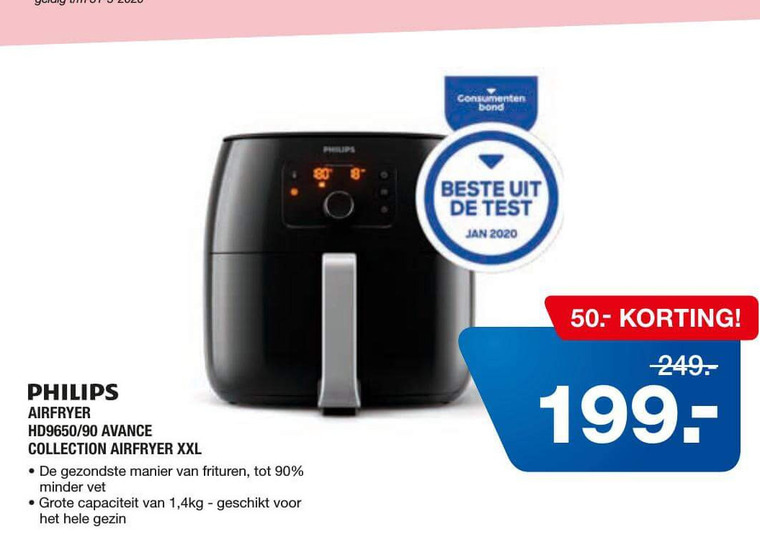 Philips   friteuse folder aanbieding bij  Electroworld - details