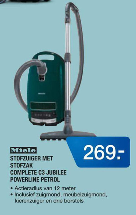 Miele   stofzuiger folder aanbieding bij  Electroworld - details