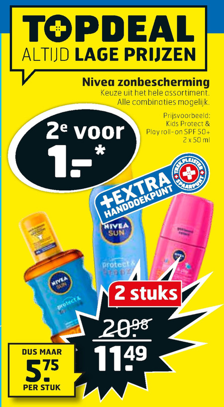 Nivea   aftersun, zonnebrandolie folder aanbieding bij  Trekpleister - details