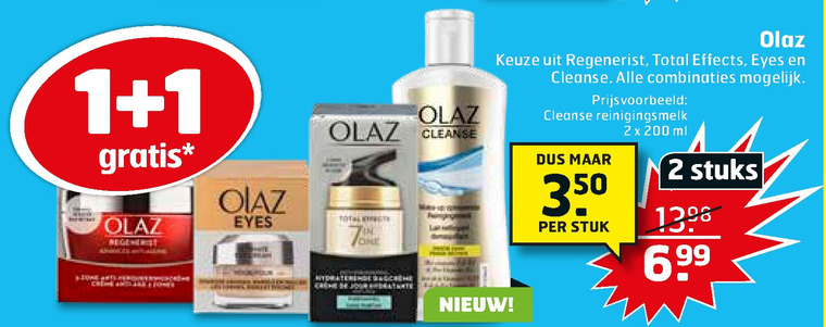 Olaz   nachtcreme, dagcreme folder aanbieding bij  Trekpleister - details