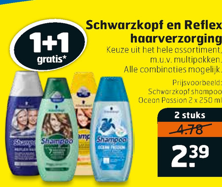 Schwarzkopf   shampoo, conditioner folder aanbieding bij  Trekpleister - details