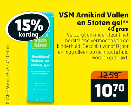 VSM   huidirritatie folder aanbieding bij  Trekpleister - details