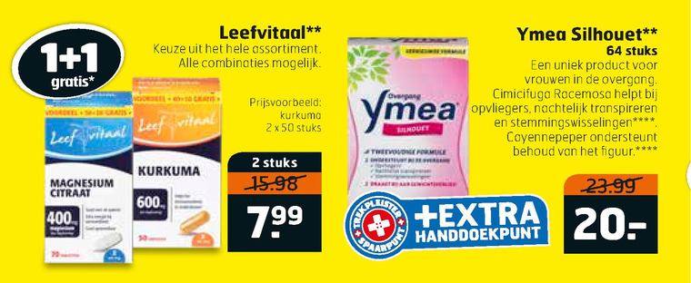 Ymea   voedingssupplement folder aanbieding bij  Trekpleister - details