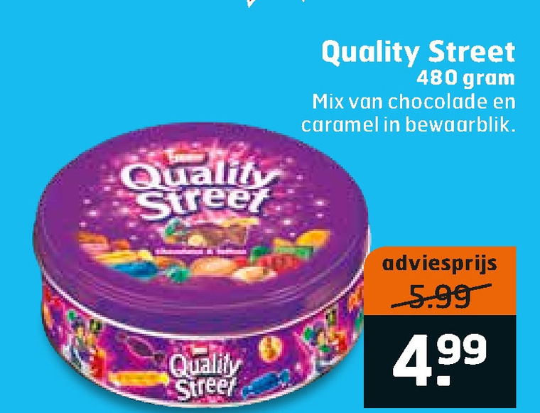 Quality Street   snoep folder aanbieding bij  Trekpleister - details