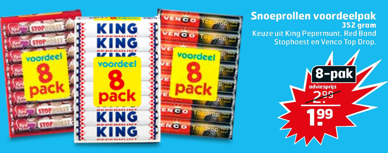 Venco   snoep, pepermunt folder aanbieding bij  Trekpleister - details