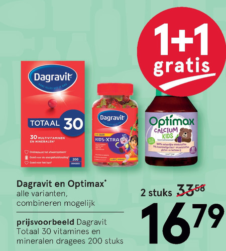 Dagravit   multivitaminen folder aanbieding bij  Etos - details