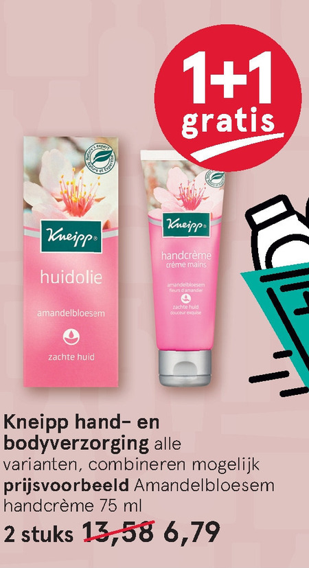 Kneipp   bodylotion, huidolie folder aanbieding bij  Etos - details