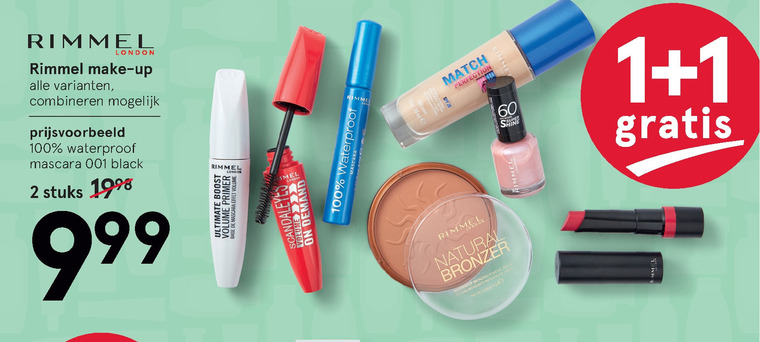 Rimmel   nagellak, lipstick folder aanbieding bij  Etos - details