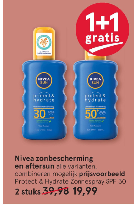 Nivea   aftersun, zonnebrandolie folder aanbieding bij  Etos - details