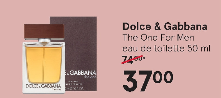 Dolce and Gabanna   eau de toilette folder aanbieding bij  Etos - details