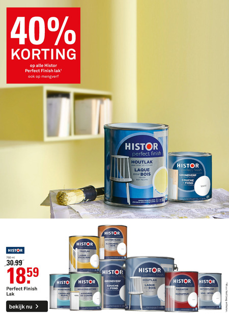 Histor   lak folder aanbieding bij  Karwei - details