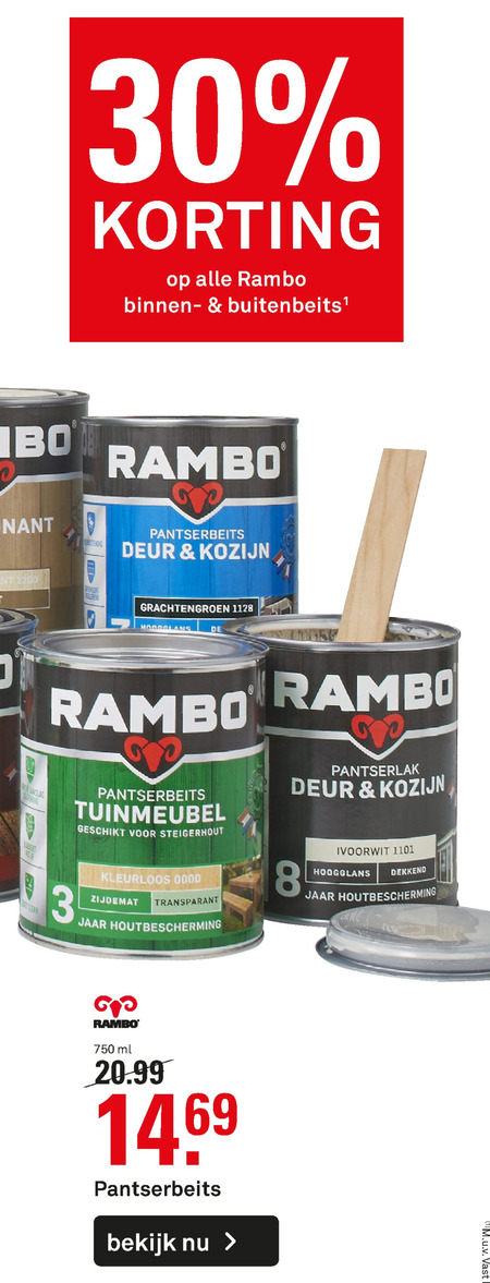 Rambo   beits folder aanbieding bij  Karwei - details