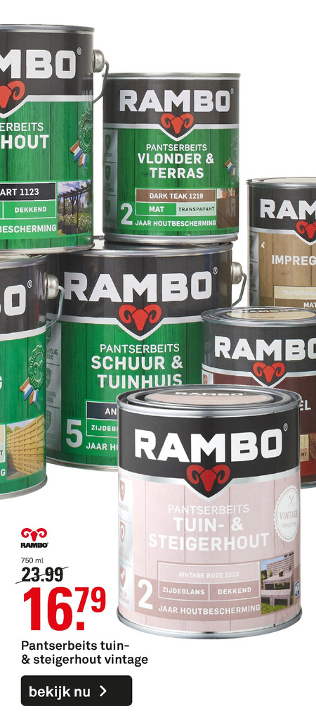 Rambo   beits folder aanbieding bij  Karwei - details