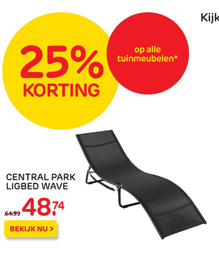 Central Park   ligbed folder aanbieding bij  Praxis - details