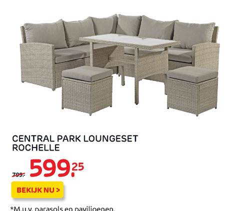 Central Park   loungeset folder aanbieding bij  Praxis - details