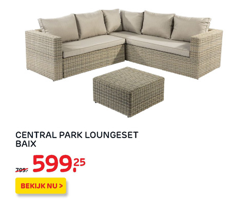 Central Park   loungeset folder aanbieding bij  Praxis - details