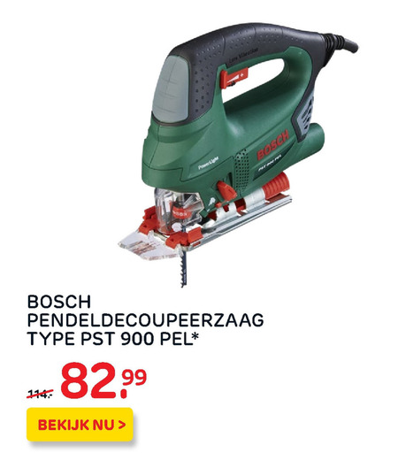 Bosch   decoupeerzaag folder aanbieding bij  Praxis - details