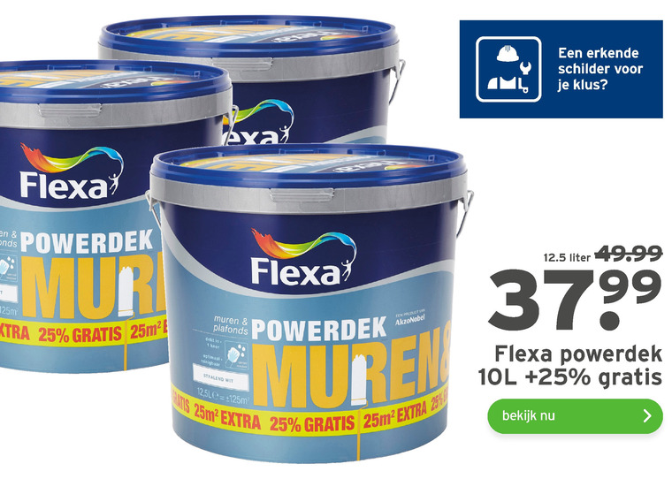 Flexa   muurverf folder aanbieding bij  Gamma - details