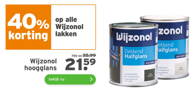 Wijzonol   buitenlak folder aanbieding bij  Gamma - details