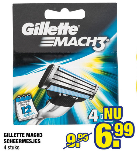 Gillette   scheermesjes folder aanbieding bij  Big Bazar - details