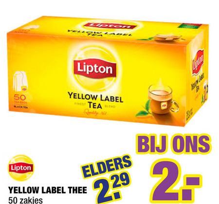 Lipton   thee folder aanbieding bij  Big Bazar - details