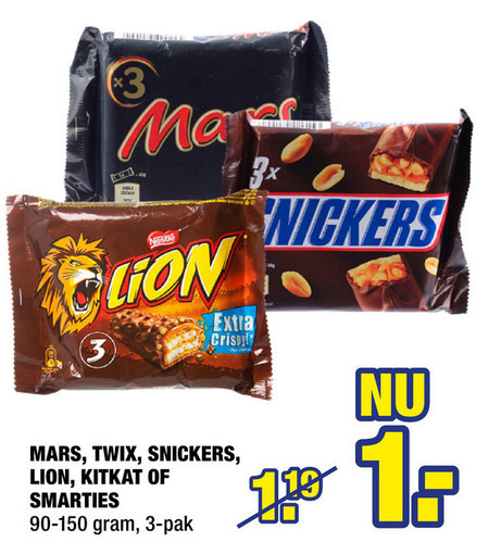 Lion   chocoladereep folder aanbieding bij  Big Bazar - details