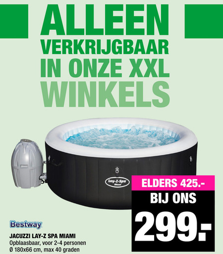 Bestway   buitenspa folder aanbieding bij  Big Bazar - details