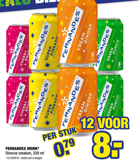 Fernandes   frisdrank folder aanbieding bij  Big Bazar - details