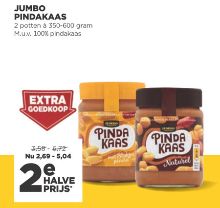 Jumbo Huismerk   pindakaas folder aanbieding bij  Jumbo - details