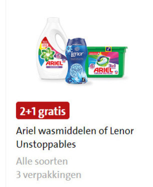 Ariel   wasmiddel folder aanbieding bij  Jumbo - details