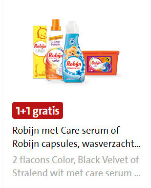 Robijn   wasmiddel, wasverzachter folder aanbieding bij  Jumbo - details