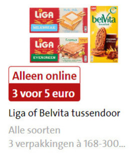 Liga   fruitbiscuit, melkbiscuit folder aanbieding bij  Jumbo - details