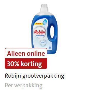 Robijn   wasmiddel folder aanbieding bij  Jumbo - details