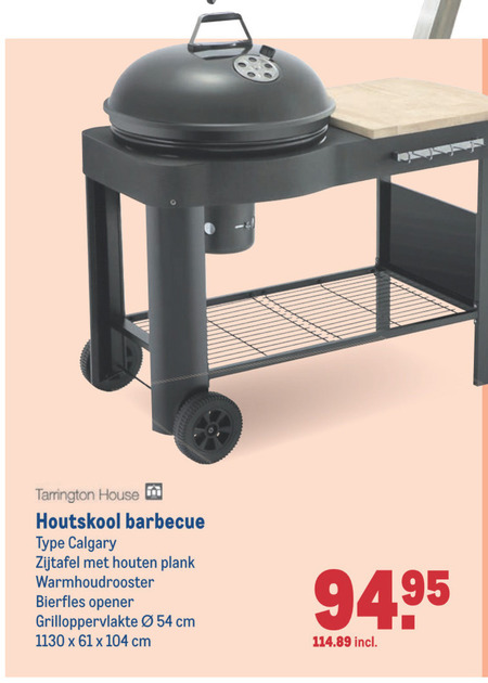 Tarrington House   houtskool barbecue folder aanbieding bij  Makro - details