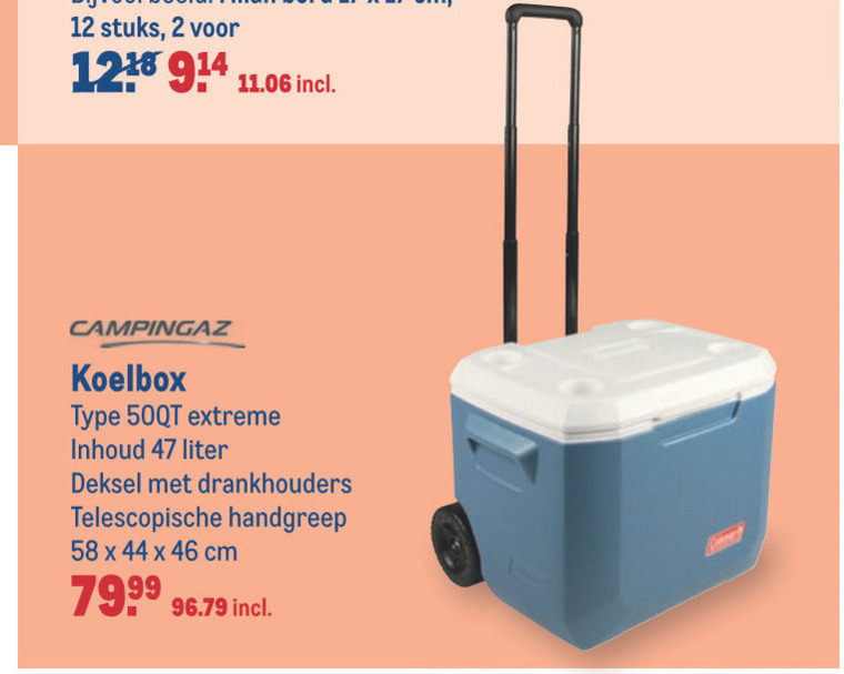 Pest Doen orkest Campingaz koelbox folder aanbieding bij Makro - details