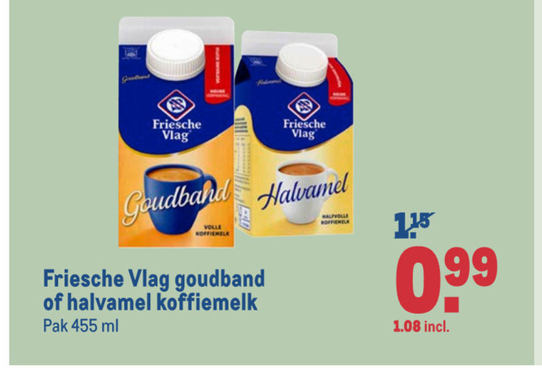 Friesche Vlag   koffiemelk folder aanbieding bij  Makro - details